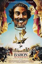 "The Adventures of Baron Munchausen" movie poster, 1988. Streaming ...