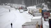 At least 1,000 vehicles, trapped for 24 hours by massive Nordic snowstorm, are freed