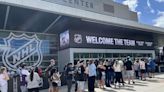 Thousands of Utah residents welcome NHL team at Delta Center