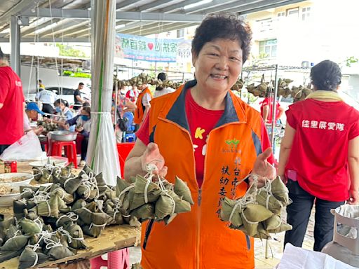 北台南家扶粽葉飄香 家扶兒一句話 她愛心延續30年