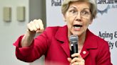 U.S. Senator Elizabeth Warren speaks at the Care Can't Wait...Town Hall With Lawmakers And Care Champions on April...