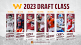 2023 Commanders draft class assigned jersey numbers