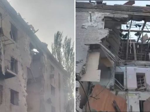 Ukraine: 14 Injured After Russia Pounds Zaporizhzhia City With Guided Bombs; Visuals Surface