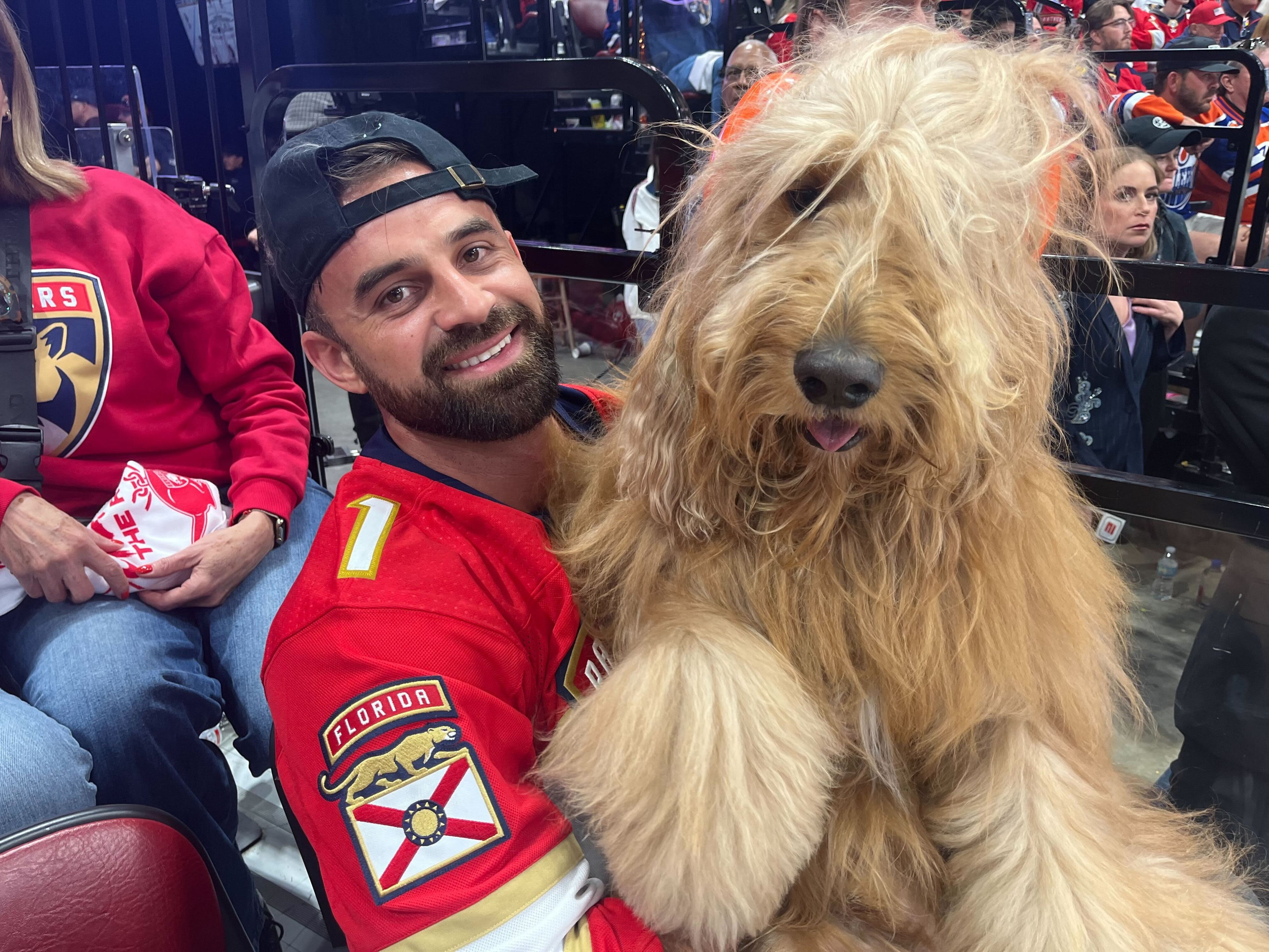 Panthers fans — and one dog with a front-row seat — rejoice for team’s first Stanley Cup
