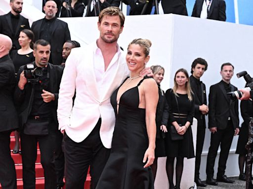 PHOTOS Chris Hemsworth et Elsa Pataky, couple superstar à Cannes : l'acteur bouscule le protocole, un écart largement pardonné