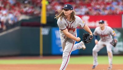 Braves' Grant Holmes looks like Kenny Powers, but his performance is no laughing matter