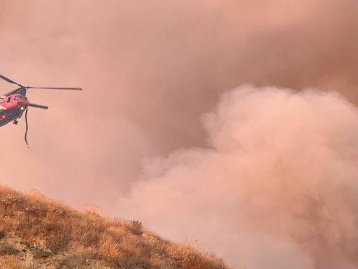 In Line Fire, mandatory evacuation order issued as San Bernardino County wildfire grows