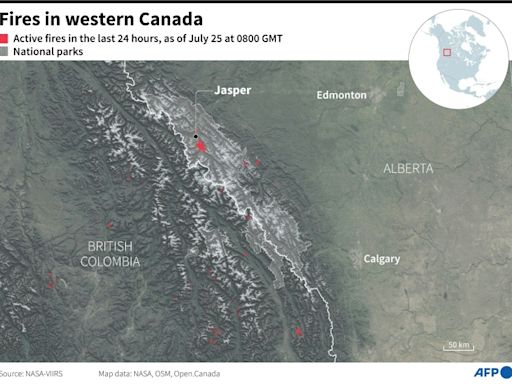 Wildfire engulfs parts of main town in Canada's Jasper National Park