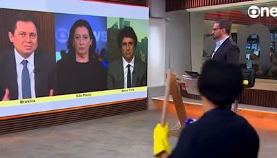 Saiba se Globo vai demitir faxineira que invadiu jornal ao vivo