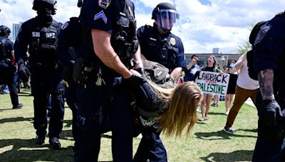 Analysis: Trump lurches into vacuum created by Biden’s days of silence on campus protests