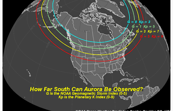 Hoosiers might see northern lights this weekend, but it depends where you live in Indiana