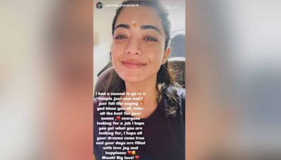 Rashmika had a ‘second to go a temple’, here’s what she wished for