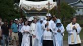 A mile of spiritual renewal walked in Weirton for the National Eucharistic Pilgrimage