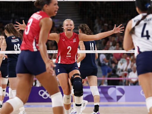 USA women’s volleyball team sets up showdown with long-time rival Brazil