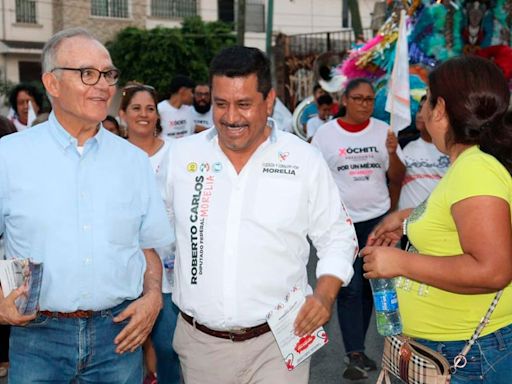 Va Roberto Carlos con todo el respaldo de la colonia Eduardo Ruiz