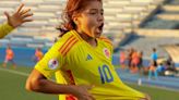 Ella es Gabriela Rodríguez, la delantera colombiana goleadora del Sudamericano Femenino sub-20