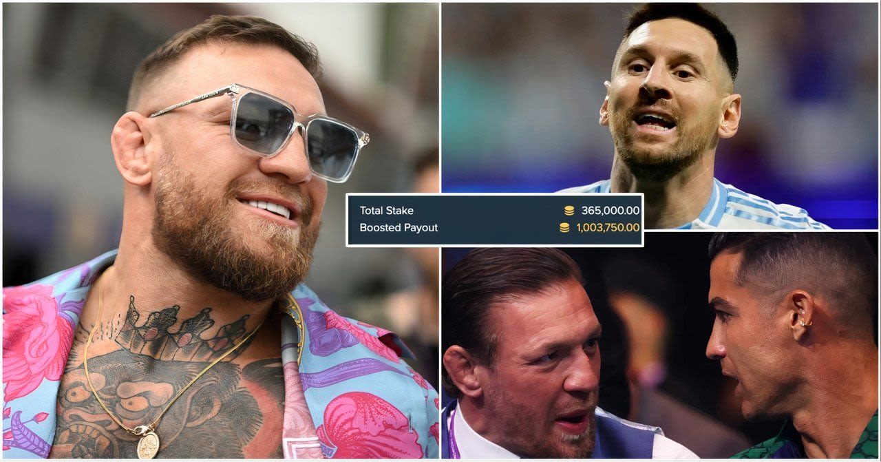 Conor McGregor places huge bet on Argentina to win Copa America - he could win seven-figure sum