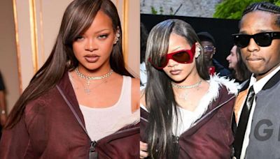 Rihanna shines at Paris Fashion Week to support A$AP Rocky