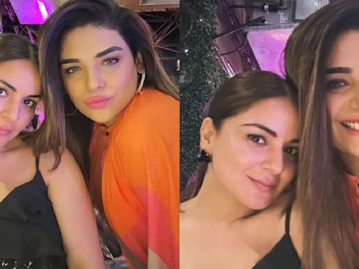 Kundali Bhagya BFFs Shraddha Arya and Anjum Fakih re-unite for a girl's night out; WATCH