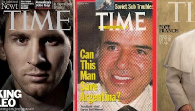 Deportistas, políticos y hasta un Papa: los argentinos que fueron tapa de TIME