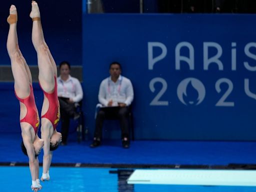 巴黎奧運／水花消失術再現 中國全紅嬋、陳芋汐奪雙人十米跳台金牌