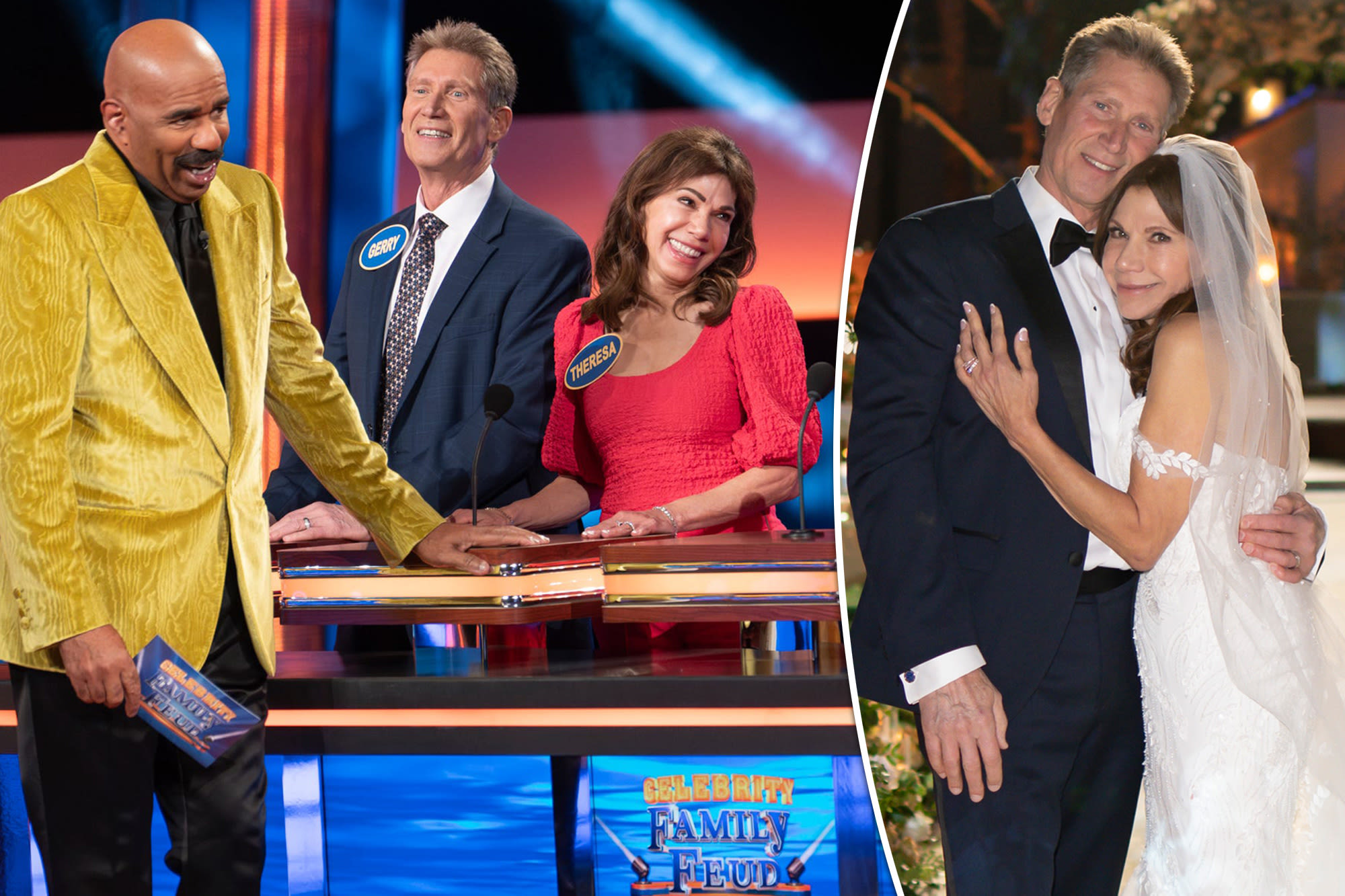 ‘Golden Bachelor’ alum Theresa Nist appeared tense on ‘Celebrity Family Feud’ with Gerry Turner before split