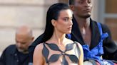 Katy Perry stuns wearing a 'geometric naked dress' at Paris fashion event