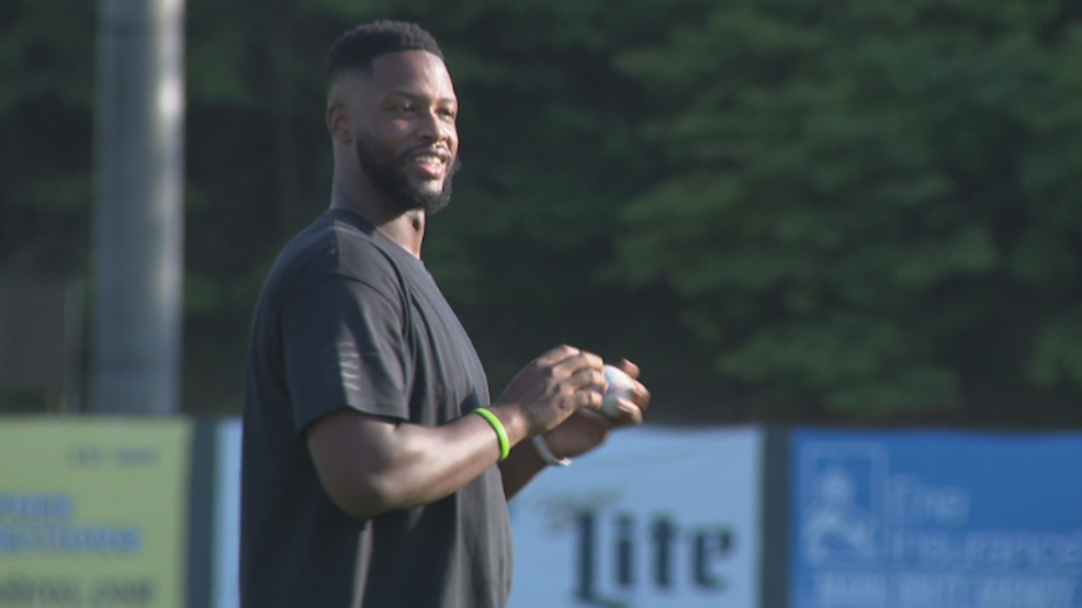 Former Union star James Mitchell throws first pitch, eyes impactful year with Lions.