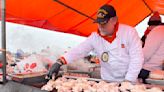 Hundreds of Bengals fans gather for tailgate outside Highmark Stadium