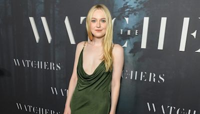 Dakota Fanning Goes Green in Plunging Loewe Dress at ‘The Watchers’ New York Premiere