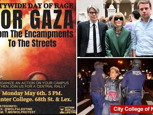 Cops brace for anti-Israel unrest at Met Gala as ‘Day of Rage’ planned at nearby Hunter College