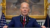 Biden says 'order must prevail' during campus protests over Gaza