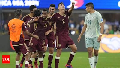 Venezuela secure Copa America quarter-final place with 1-0 win over Mexico, Jamaica knocked out | Football News - Times of India