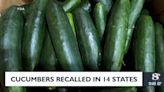 Cucumbers recalled in 14 states for salmonella contamination