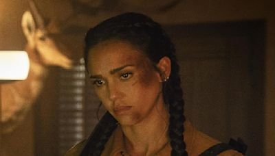 Trigger Warning TRAILER: Jessica Alba Fights Chainsaw-Wielding Opponent In Netflix's New Action Movie