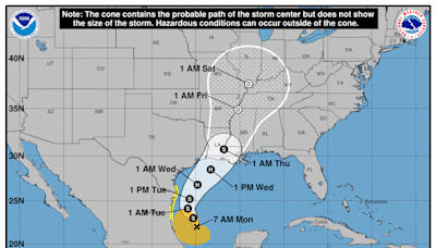 Storm tracker: Latest details, projected path of systems brewing in the Gulf and Atlantic