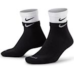 NIKE 襪子 中筒襪 運動襪 3雙組 U NK EVERYDAY PLUS CUSH ANKLE 黑白 DH4058-011 (2787)