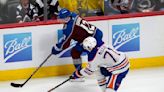 MacKinnon has 2 assists, breaks franchise's single-season points mark as Avs beat Oilers 5-1