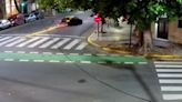 Video: alcoholizado y en contramano, un taxista chocó contra un auto estacionado en Boedo y terminó detenido