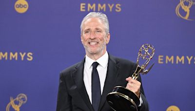 Jon Stewart wins Emmy for ‘The Daily Show’ after big return as host