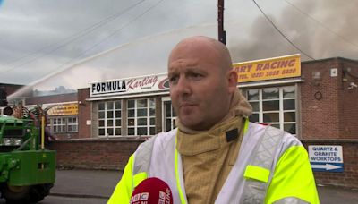 Firefighters remain at scene of major Newry fire