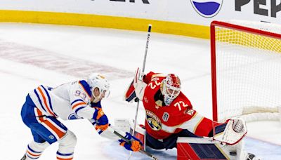 Florida Panthers win Game 1 of Stanley Cup Finals as Sergei Bobrovsky shuts out Oilers