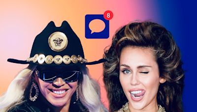 What Do Miley Cyrus & Beyoncé Text About Every Day? These Are Our 9 Guesses