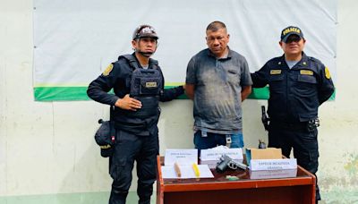 Piura: Detienen a sujeto con una réplica de arma de fuego en Paita