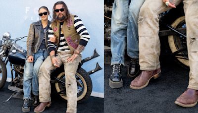 Jason Momoa and Daughter Lola Iolani Momoa Bring Edge to ‘The Bikeriders’ Premiere in Leather Boots