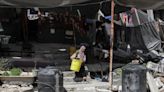 Palestinian family lives atop rubble of demolished home in Gaza