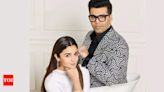 Throwback: When Karan Johar addressed the nepotism controversy, "Alia Bhatt is one of the most successful actors that we have..." | Hindi Movie News - Times of India