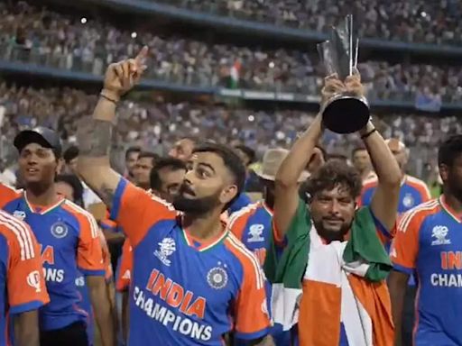 Was it Virat Kohli's idea to sing 'Vande Mataram' with Wankhede crowd during Team India's victory lap? | Cricket News - Times of India