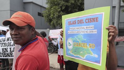 Indígenas de Honduras protestan contra la construcción de una cárcel en las Islas del Cisne