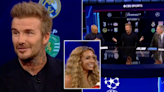 David Beckham gives entire CBS Sports team a gift but one member of the panel got something even more special than the rest